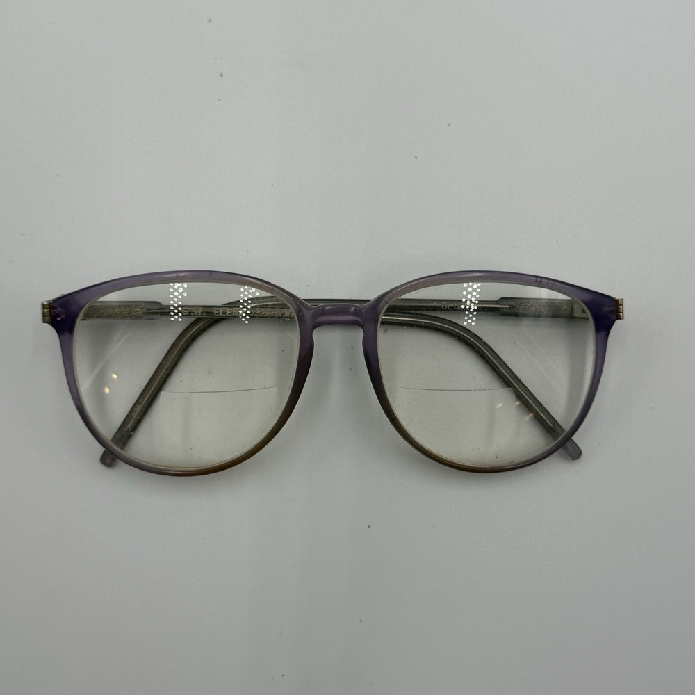 Vintage‎ S.M. Elena Robert of Milan Eyeglass Frames Only Blue Oval Italy